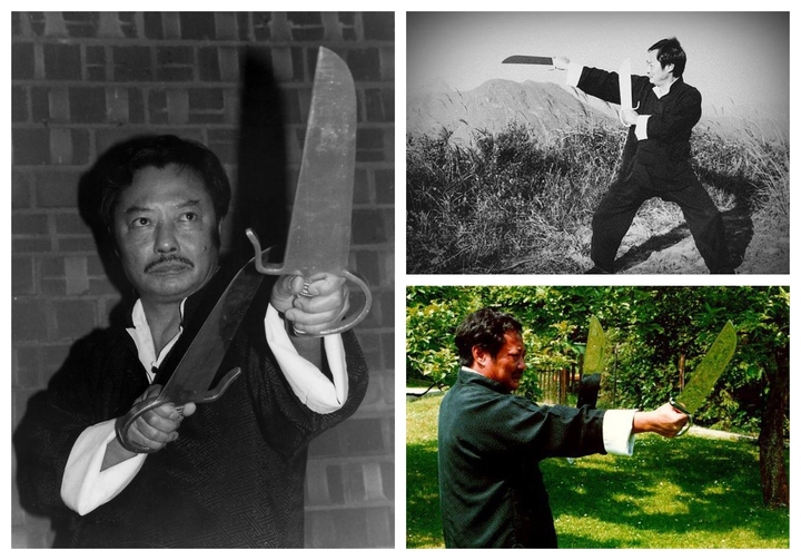 Hoàng Thuần Lương cùng binh khí Bát Trảm Đao