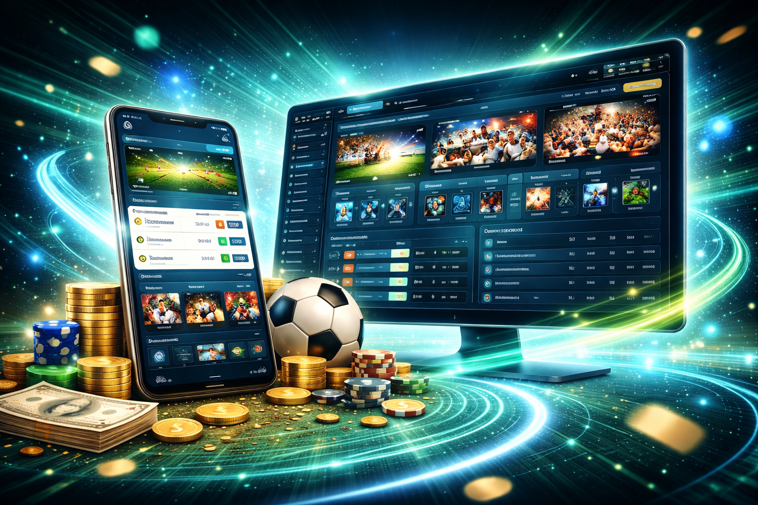 Bảng điều khiển cá cược thể thao số