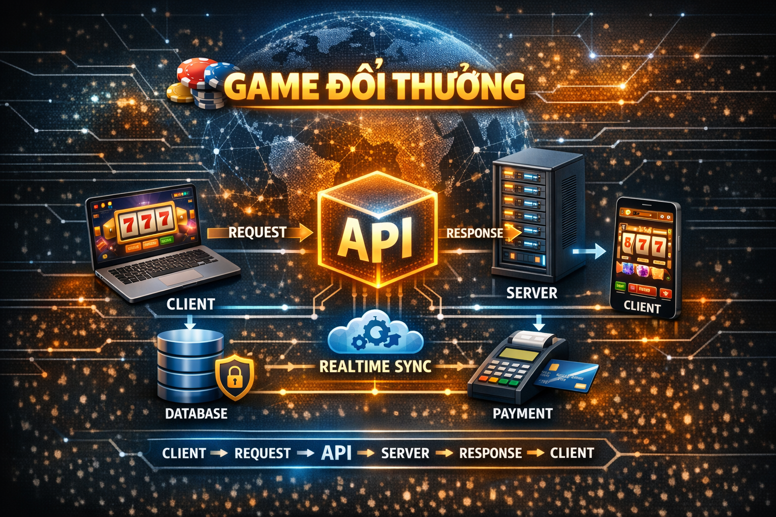 Hệ sinh thái API trong game đổi thưởng